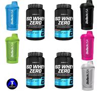 Biotech USA Iso Whey Zero Whey Protein Isolate Powder 908g + Free Shaker