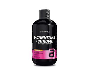 BioTech USA L Carnitine + Chrome Liquid 500ml Fat Burner Weight Loss Slimming