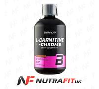 BIOTECH USA L-CARNITINE + CHROME liquid weight loss support drink orange 500ml