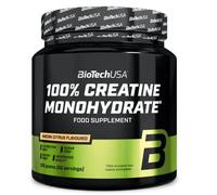 BioTechUSA 100% Creatine Monohydrate | Pharmaceutical-Grade Creatine | Micronized | Vegan | Glutenfree, 300 g, Neon Citrus