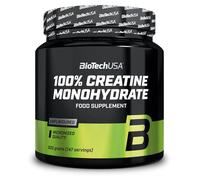 BioTechUSA 100% Creatine Monohydrate | Pharmaceutical-Grade Creatine | Micronized | Vegan | Glutenfree, 500 g, Unflavoured