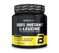 BioTechUSA 100% Instant L-Leucine Drink Powder | Vegan | Sugar-Free | Gluten-Free | Lactose Free | 3,000mg Leucine | 277g | Unflavoured