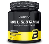 BioTechUSA 100% L-Glutamine | 5,000mg Pure Amino acids | Unflavored | Sugar-Free | Ideal for Fitness Enthusiasts & Competitive Athletes | 500g