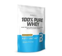BioTechUSA 100% Pure Whey Molkenprotein-Komplex mit Bromelain-Enzymen, Aminosäuren, ohne Zuckerzusatz, palmölfrei, 454g, Haselnuss