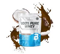 BioTechUSA 100% Pure Whey | Protein Powder with BCAA and Glutamine | Gluten-Free, Palm Oil Free | 21g Protein per Serving, 454 g, Coconut-Chocolate
