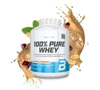 BioTechUSA 100% Pure Whey | Protein Powder with BCAA and Glutamine | Gluten-Free, Palm Oil Free | 21g Protein per Serving, 2.27 kg, Chocolate-Peanut Butter