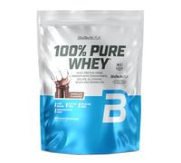 BioTechUSA 100% Pure Whey | Protein Powder with BCAA and Glutamine | Gluten-Free, Palm Oil Free | 21g Protein per Serving, 900 g, Chocolate