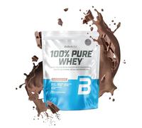 BioTechUSA 100% Pure Whey | Protein Powder with BCAA and Glutamine | Gluten-Free, Palm Oil Free | 21g Protein per Serving, 1 kg, Chocolate