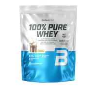 BioTechUSA 100% Pure Whey | Protein Powder with BCAA and Glutamine | Gluten-Free, Palm Oil Free | 21g Protein per Serving, 900 g, Milk Rice