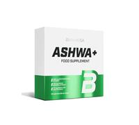 BioTechUSA Ashwa+, Ashwagandha Food Supplement Capsule with Green Tea and panax Ginseng extracts, 30 Capsules