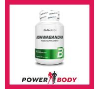 BioTechUSA Ashwagandha Natural Plant Extract 3.675mg Withanolides | 60 Capsules