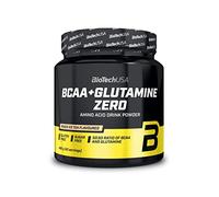 BioTechUSA BCAA + Glutamine Zero | 40 Servings | Vegan | Sugar-Free | Gluten-Free | 2:1:1 Ratio BCAAs | 480 g | Peach ice Tea