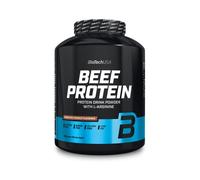 BioTechUSA Beef Protein | Hydrolyzed Beef Protein Peptides | 87% Protein Content | Added L-Glutamine & L-Arginine | No Added Creatine | Sugar Free, Low Fat | 1816g, Vanilla-Cinnamon