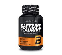 BioTechUSA Caffeine + Taurine | Each Capsule Contains 80 mg of Caffeine and 600 mg of Taurine | GMO-Free | Gluten-Free, 60 Capsules