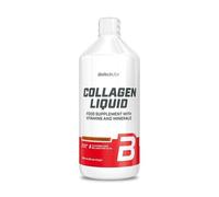 BioTechUSA Collagen Liquid | Hydrolyzed Collagen | with Essential Vitamins and Minerals for Connective Tissues, 1000 ml, Tropical Fruit