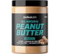 BioTech USA Peanut Butter – Vegan, Gluten-Free, High Fibre, Palm Oil-Free, Crunchy – 1000 g