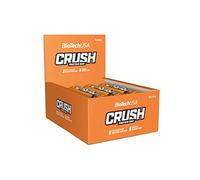 BioTechUSA Crush Bar High-Protein bar with Crunchy Chocolate Coating and no Added Sugar, 12 * 64 g, Chocolate-Peanut Butter