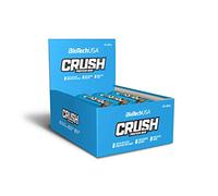 BioTechUSA Crush Bar High-Protein bar with Crunchy Chocolate Coating and no Added Sugar, 12 * 64 g, Toffee-Coconut