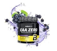BioTechUSA EAA Zero - Essential Amino Acid Power | 7160mg EAA/Serving | WHO Recommended Ratio | Sugar-Free, Gluten-Free, 350 g, Blue Grape