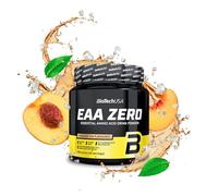BioTechUSA EAA Zero - Essential Amino Acid Power | 7160mg EAA/Serving | WHO Recommended Ratio | Sugar-Free, Gluten-Free, 350 g, Peach Ice Tea