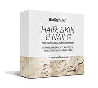 BioTechUSA Hair, Skin & Nails | 10 Vitamins | 3 Minerals | Herbal preparations | L-methionine, 54 caps