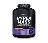 BioTechUSA Hyper Mass - Mass Gainer with Carbs & Protein Blend | Micronised Creatine | Gluten-Free, 4 kg, Salted Caramel