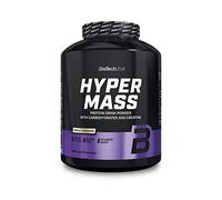 BioTechUSA Hyper Mass - Mass Gainer with Carbs & Protein Blend | Micronised Creatine | Gluten-Free, 4 kg, Vanilla