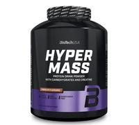 BioTechUSA Hyper Mass - Mass Gainer with Carbs & Protein Blend | Micronised Creatine | Gluten-Free, 2.27 kg, Strawberry