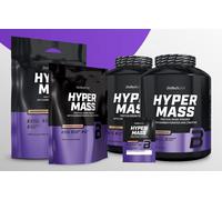 BioTechUSA Hyper Mass - Mass Gainer with Carbs & Protein Blend | Micronised Creatine | Gluten-Free, 4 kg, Cookies & Cream