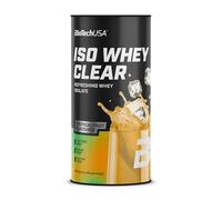 BioTechUSA Iso Whey Clear | Whey Protein Isolate Drink Powder | 21 g Protein per Serving | Lactose, Sugar and Gluten Free, 400 g, Tropical Fruit