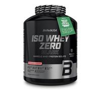 BioTechUSA Iso Whey Zero Black | with Creatine, Zinc, Vitamin B3 & Amino Acids | 90% Protein | Sugar-Free, Lactose-Free, Gluten-Free, 1816 g, Strawberry