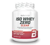 BioTechUSA Iso Whey Zero Clear Drink Powder, Refreshing, Sugar-Free, Lactose-Free, Gluten-Free, 5 Fruity Flavors, 88 kcal, 21g Protein, BCAAs, 500 g, Tropical Fruit