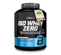 BioTechUSA Iso Whey Zero | Premium Whey Protein Isolate | Grass-Fed | Enzyme-Free | Sugar- and Gluten-Free, 1816 g, Cookies & Cream