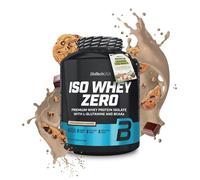 BioTechUSA Iso Whey Zero | Premium Whey Protein Isolate | Grass-Fed | Enzyme-Free | Sugar- and Gluten-Free, 2.27 kg, Cookies & Cream