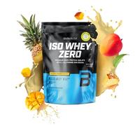 BioTechUSA Iso Whey Zero | Premium Whey Protein Isolate | Grass-Fed | Enzyme-Free | Sugar- and Gluten-Free, 454 g, Pineapple-Mango