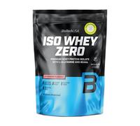 BioTechUSA Iso Whey Zero | Premium Whey Protein Isolate | Grass-Fed | Enzyme-Free | Sugar- and Gluten-Free, 454 g, Strawberry
