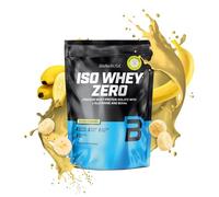 BioTechUSA Iso Whey Zero | Premium Whey Protein Isolate | Grass-Fed | Enzyme-Free | Sugar- and Gluten-Free, 500 g, Banana