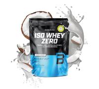 BioTechUSA Iso Whey Zero | Premium Whey Protein Isolate | Grass-Fed | Enzyme-Free | Sugar- and Gluten-Free, 500 g, Coconut