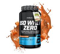 BioTechUSA Iso Whey Zero | Premium Whey Protein Isolate | Grass-Fed | Enzyme-Free | Sugar- and Gluten-Free, 908 g, Salted Caramel