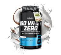BioTechUSA Iso Whey Zero | Premium Whey Protein Isolate | Grass-Fed | Enzyme-Free | Sugar- and Gluten-Free, 908 g, Coconut