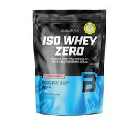 BioTechUSA Iso Whey Zero | Premium Whey Protein Isolate | Grass-Fed | Enzyme-Free | Sugar- and Gluten-Free, 454 g, Strawberry