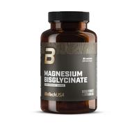 BioTechUSA Magnesium Bisglycinate from Organic Sources | Magnesium + Vitamin B6 | Highly Absorbable Organic Supplement | Muscle, Nerve & Energy Support, 90 Capsules