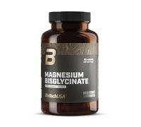 BioTechUSA Magnesium Bisglycinate from Organic Sources | Magnesium + Vitamin B6 | Highly Absorbable Organic Supplement | Muscle, Nerve & Energy Support, 90 Capsules