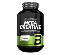 BioTechUSA Mega Creatine | Creapure® Creatine Monohydrate | High-Absorption Capsules | Lactose & Gluten-Free | 60-Day Supply | Ideal for Athletes & Active Adults | 120 mega Capsules