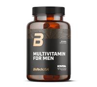 BioTechUSA Multivitamin for Men from Organic Sources |13 Types of bioactive Vitamins | 5 Types of Organic Minerals | 4 Plant extracts for Men, 60 Tablets
