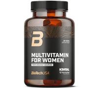 BioTechUSA Multivitamin for Women from Organic Source | 13 Types of Active Vitamins | 5 Types of Organic Trace Elements | 5 Plant extracts, 60 Tablets