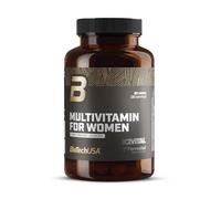 BioTechUSA Multivitamin for Women from Organic Source | 13 Types of Active Vitamins | 5 Types of Organic Trace Elements | 5 Plant extracts, 60 Tablets