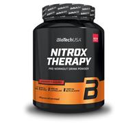 BioTechUSA Nitrox Therapy | with Vitamin B6, Magnesium and Caffeine | 16 Active Ingredients | Gluten Free, Lactose Free, 680 g, Cranberry