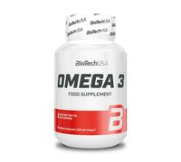 BioTechUSA Omega-3 Fish Oil – EPA & DHA for Heart, Brain & Eye Care – 90 Capsules