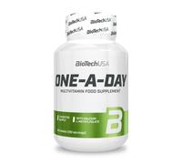 BioTechUSA One-A-Day Multivitamin | 12 Vitamins | 10 Minerals | Energy, Immune & Bone Health, 100 Tablets